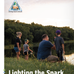 Family fishing on cover of report.