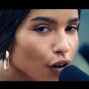 Image of Zoë Kravitz from 2019 Michelob Super Bowl commercial